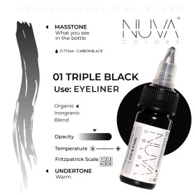 Nuva Colors - 01 Triple Black 15ml