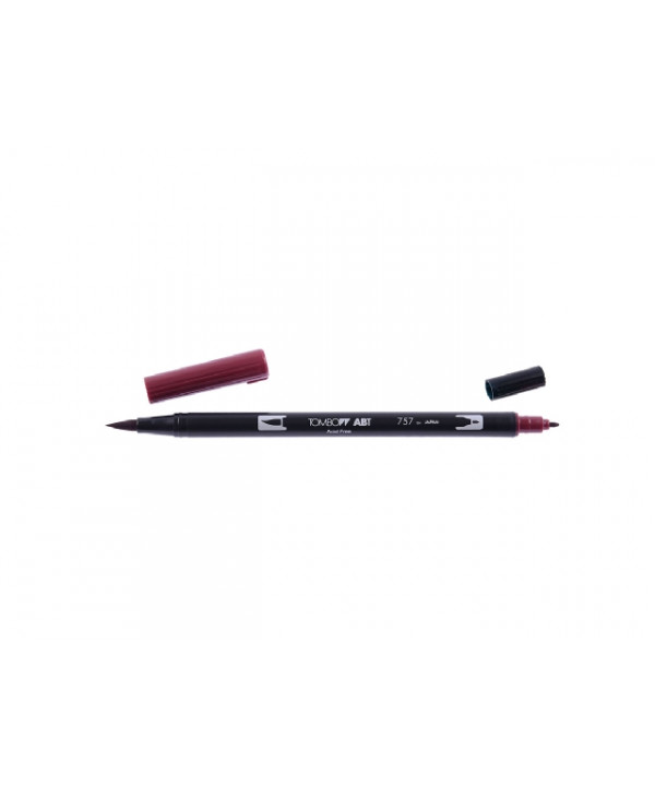 757 Port Red - Tombow Dual Brush Pen