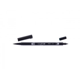 N25 Lamp Black - Tombow Dual Brush Pen
