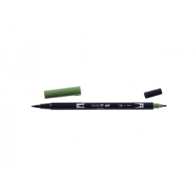 158 Dark Olive - Tombow Dual Brush Pen