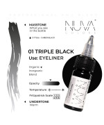 Nuva Colors PMU - 01 Triple Black 15ml