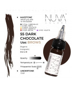 Nuva Colors PMU - 55 Dark Chocolate 15ml